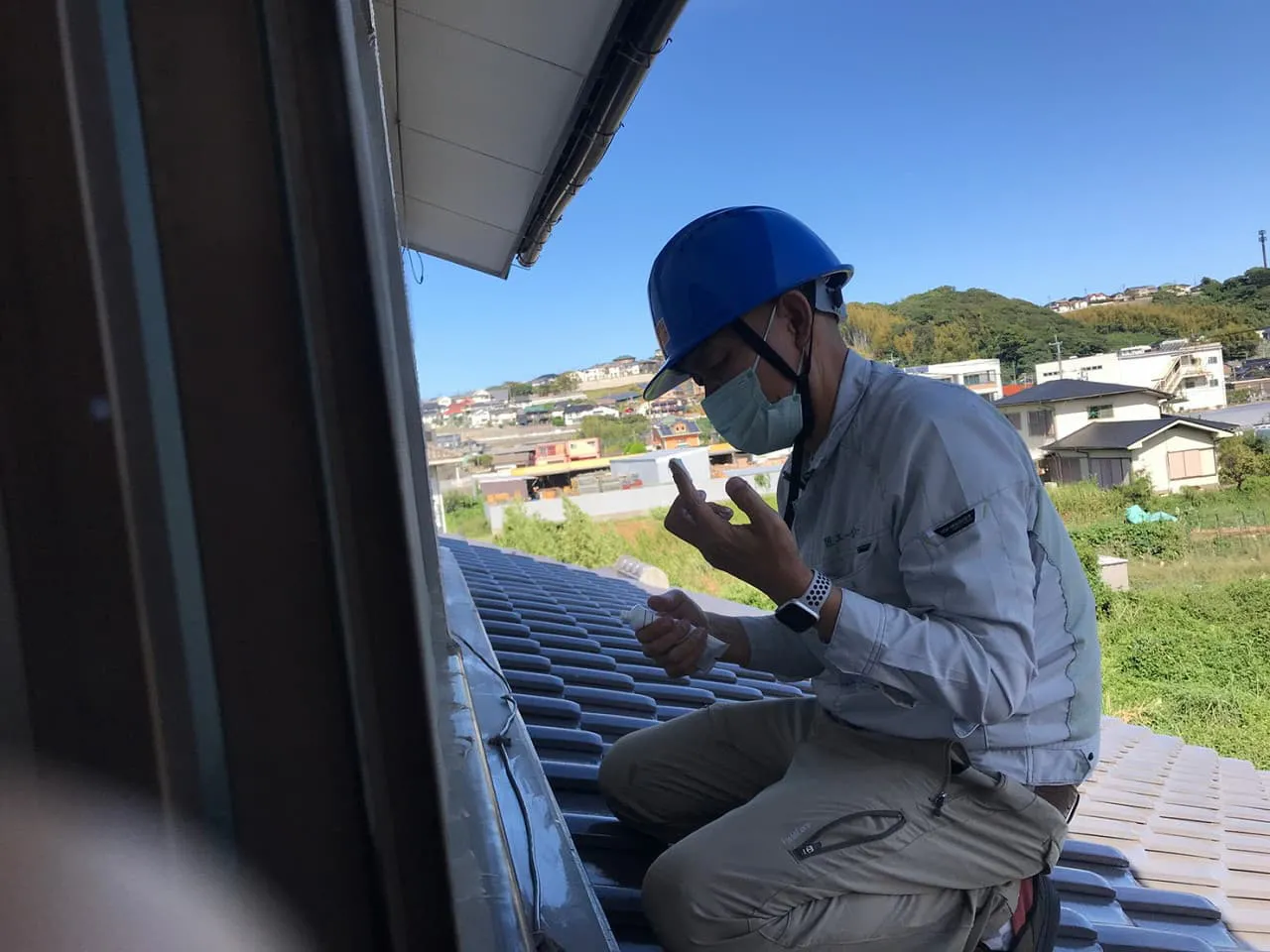 雨漏り診断士による調査